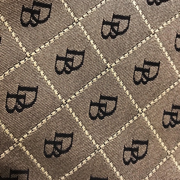 Dooney & Bourke Black Gray Cream Bag. - Picture 9 of 10